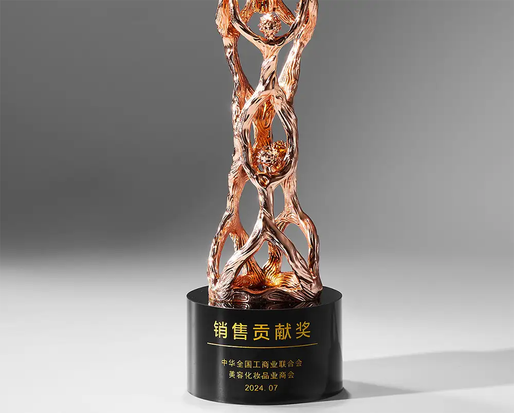 团结协作托举水晶球奖杯定制 团队荣誉赛事商务颁奖摆件 - teamwork crystal trophy 8
